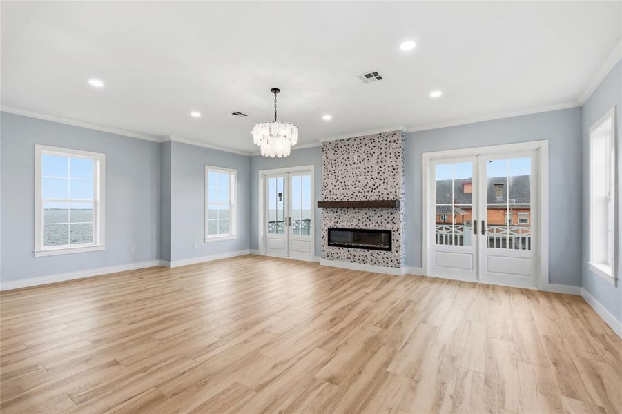 Spacious, unfurnished interior of a new home in , Tiki Island (Image 21). Spacious, unfurnished interior of a new home in , Tiki Island (Image 21).