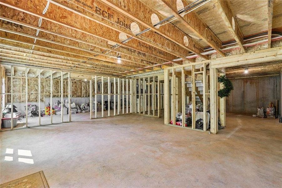 In-progress construction of a new home in , Hoschton, GA (Image 60).