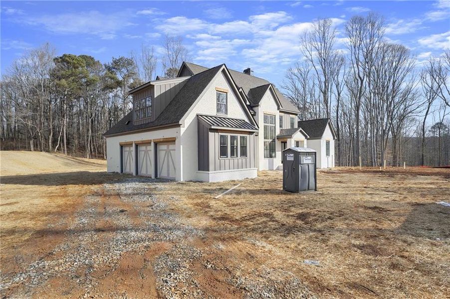 In-progress construction of a new home in , Canton, GA (Image 28).