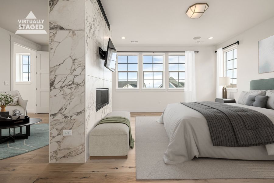 Furnished interior view inside a new home in Westerly, Erie (Image 15).