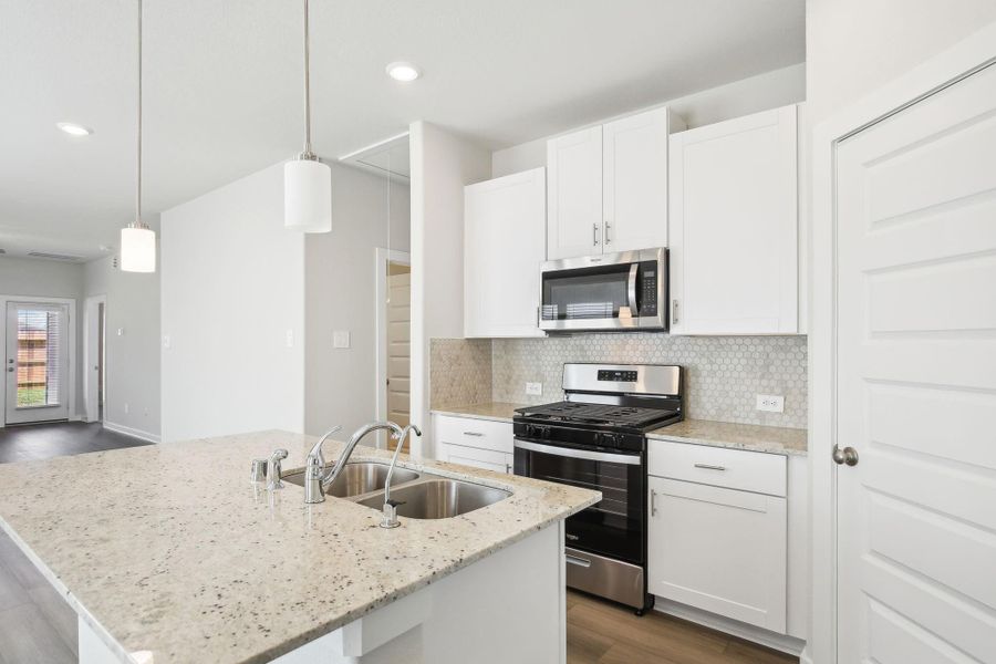 Photo is not of the actual home but is an inspirational photo of builder’s model home and may depict options, furnishings, and/or decorator features that are not included.