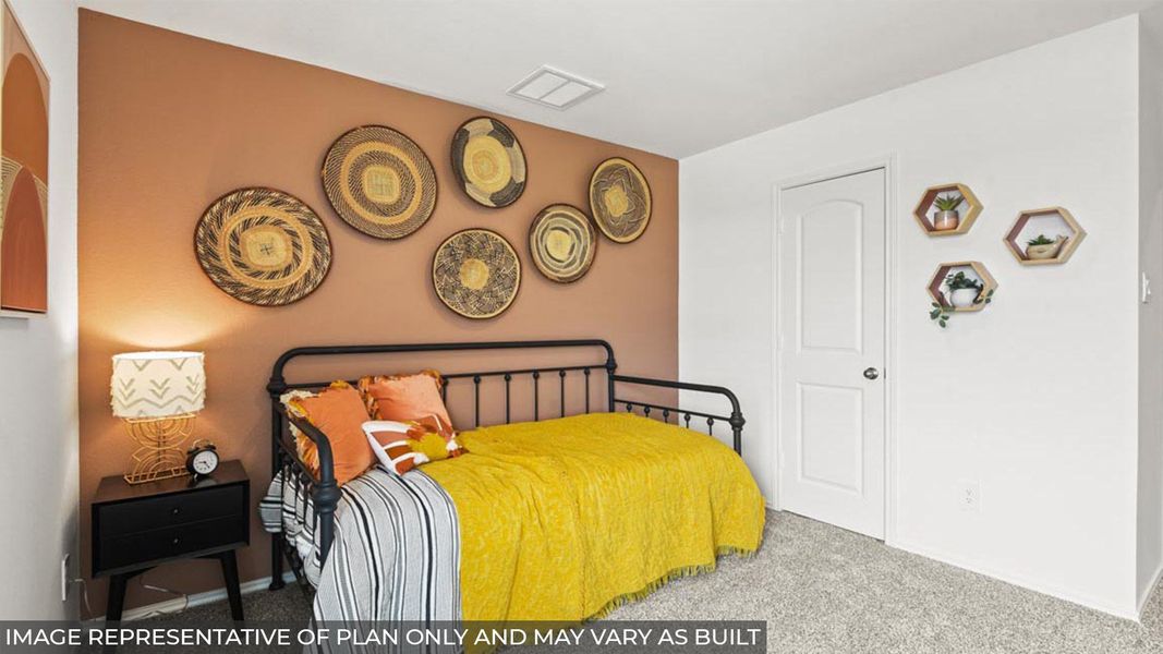 Furnished interior view inside a new home in River Ranch Meadows, Dayton (Image 13).