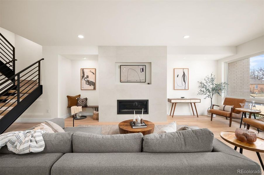 Furnished interior view inside a new home in , Denver (Image 12).