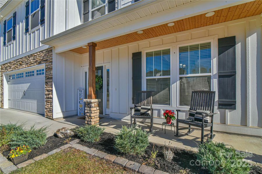 Exterior details and patio area of a home in , Fletcher (Image 3). Exterior details and patio area of a home in , Fletcher (Image 3).