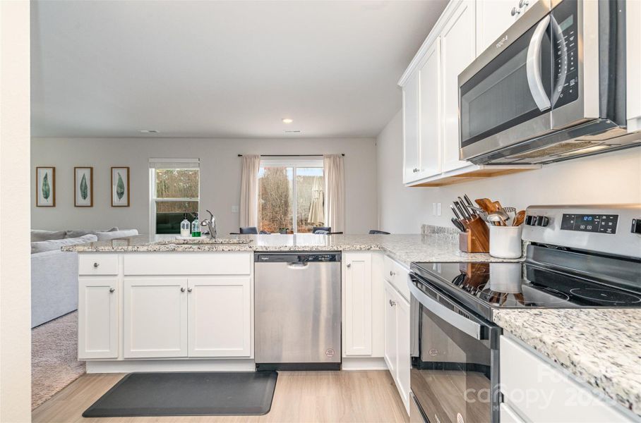 Furnished interior view inside a new home in , Charlotte (Image 11).