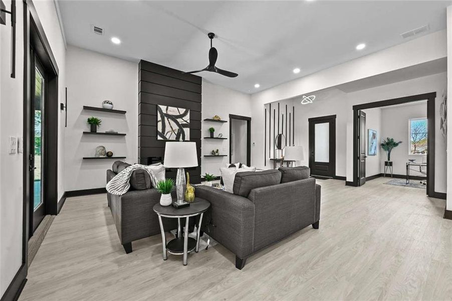 Furnished interior view inside a new home in , Lithonia (Image 9). Furnished interior view inside a new home in , Lithonia (Image 9).