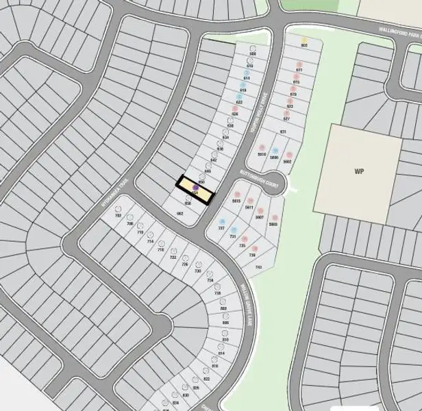 654 Yaupon Holly Drive sitemap location