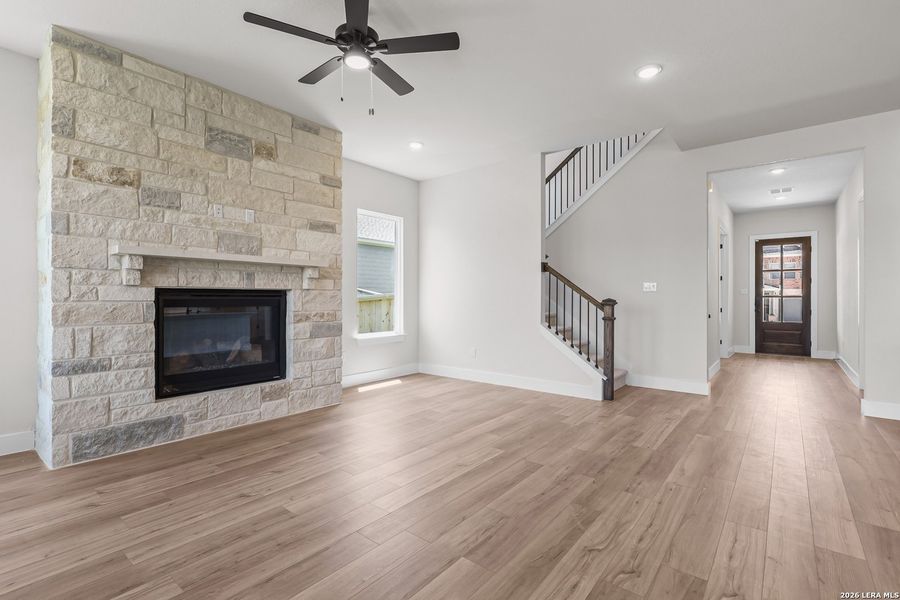 Spacious, unfurnished interior of a new home in Homestead, Schertz (Image 42). Spacious, unfurnished interior of a new home in Homestead, Schertz (Image 42).