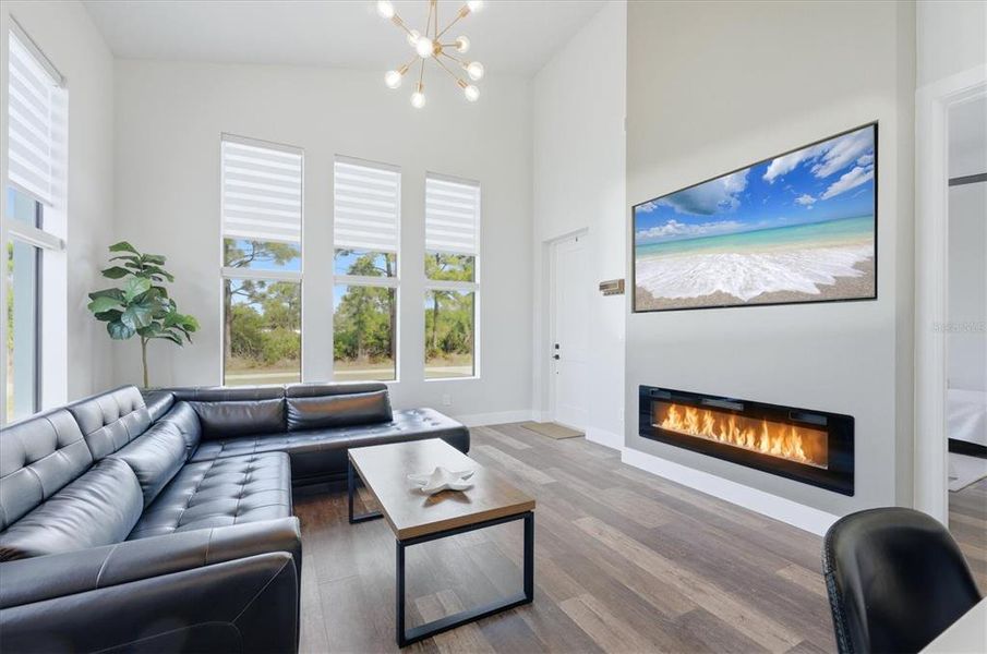 Furnished interior view inside a new home in , Port Charlotte (Image 15). Furnished interior view inside a new home in , Port Charlotte (Image 15).