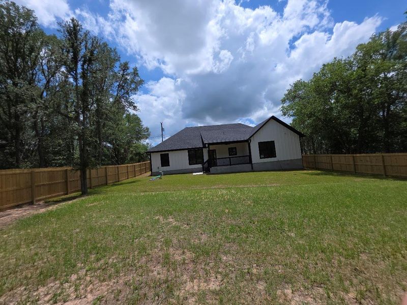 Exterior details and patio area of a home in , Bastrop (Image 4). Exterior details and patio area of a home in , Bastrop (Image 4).