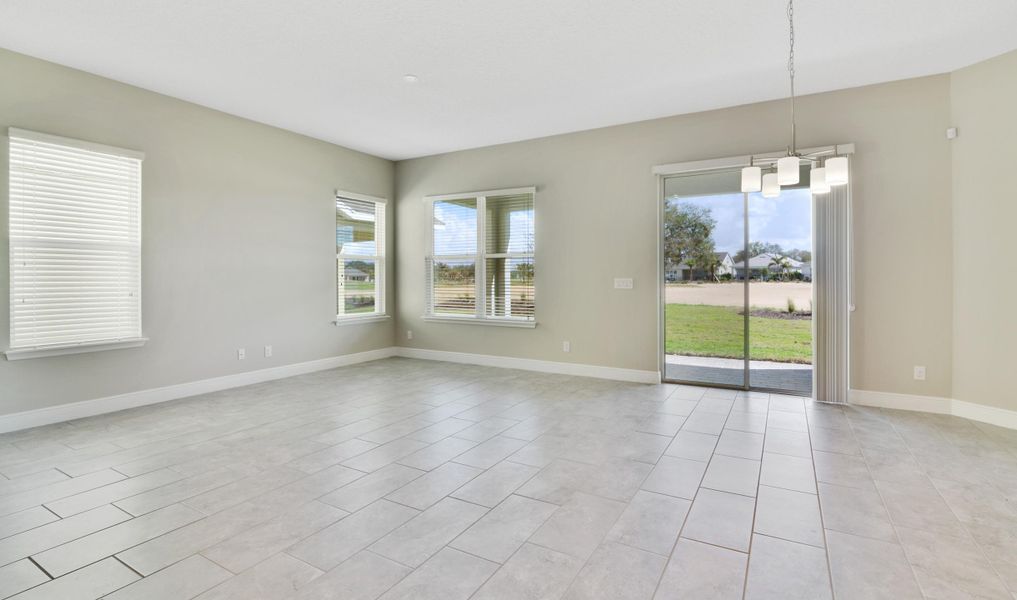 Great room & dining area