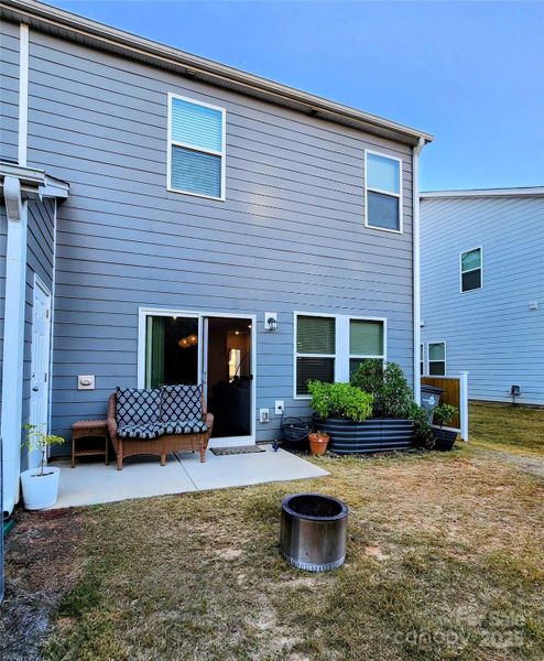 Great outside patio area