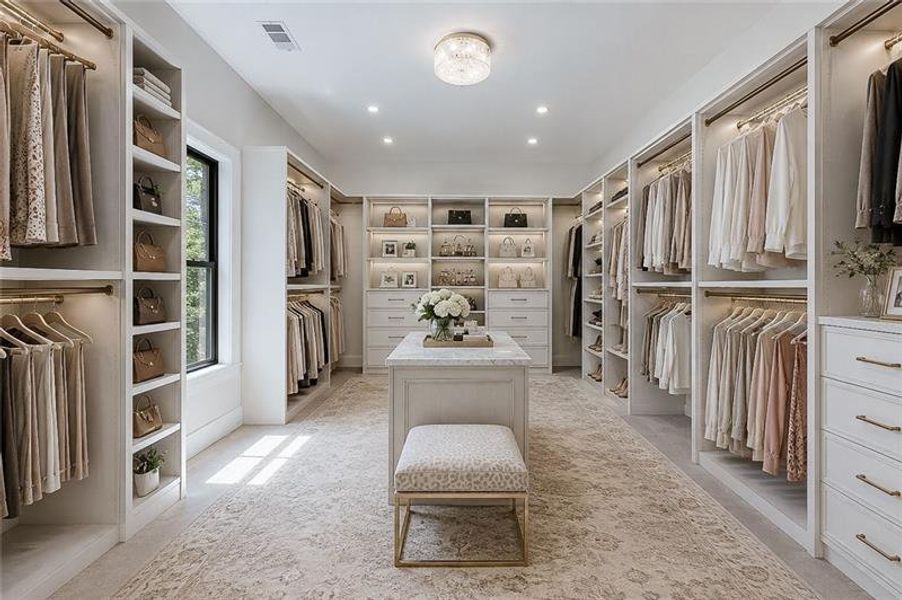 Furnished interior view inside a new home in , Acworth (Image 52).