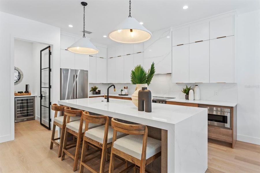 Furnished interior view inside a new home in , Sarasota (Image 8).