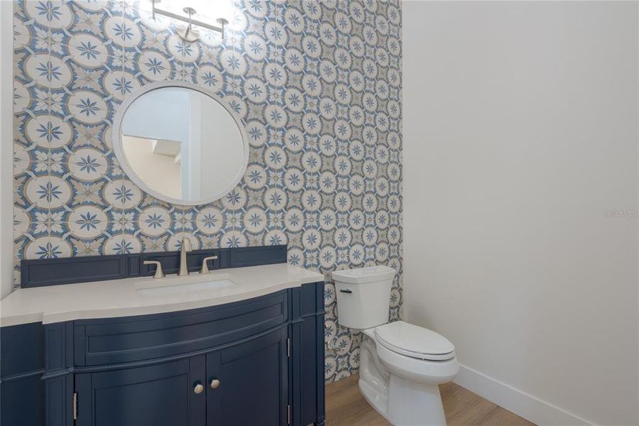 1st floor powder room