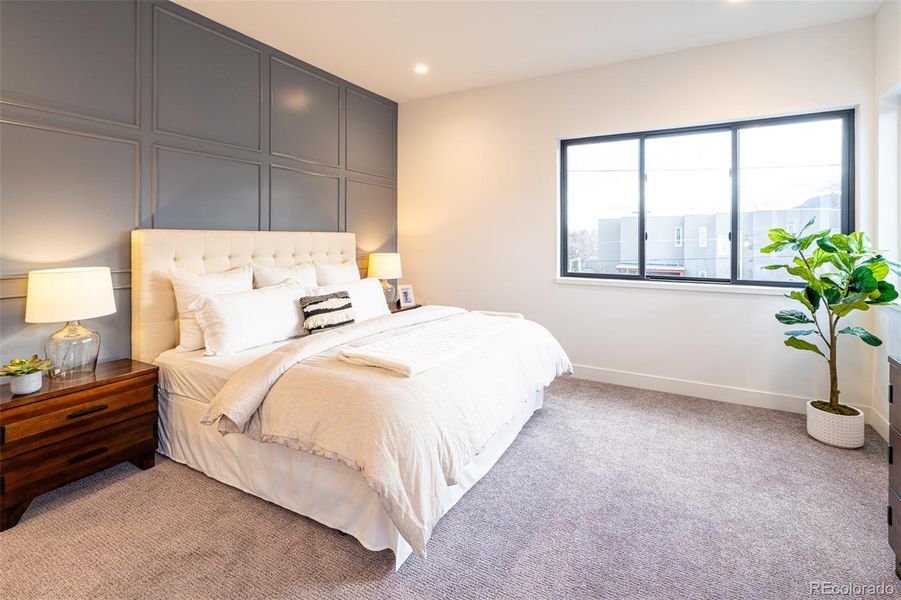 Furnished interior view inside a new home in , Boulder (Image 8). Furnished interior view inside a new home in , Boulder (Image 8).