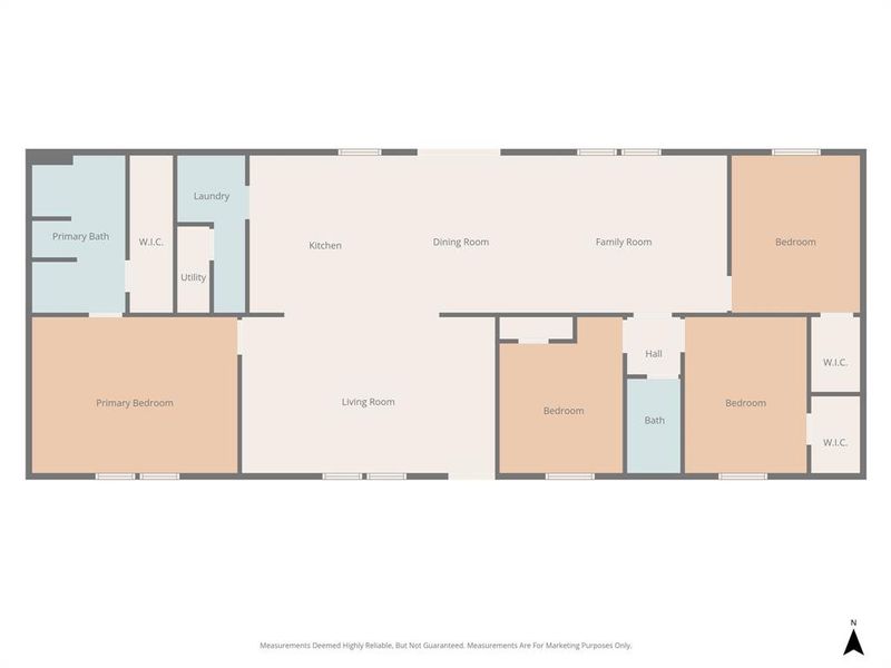 2D floor plan layout of this home in , Godley, TX (Image 3).