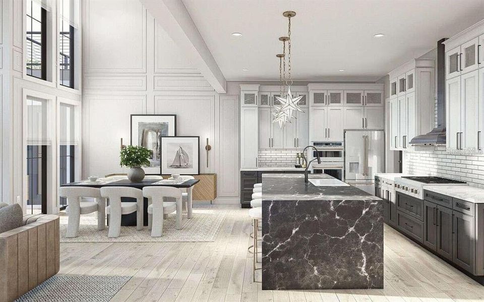 Furnished interior view inside a new home in , Tampa (Image 6).