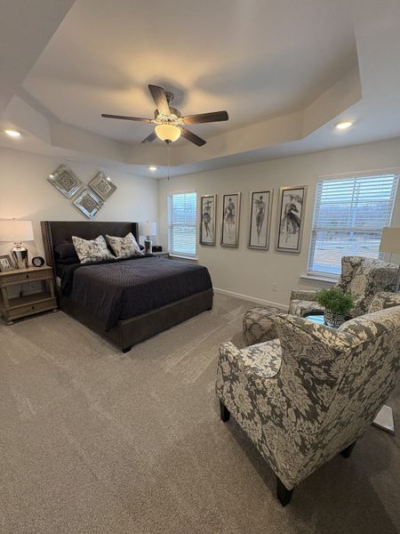 Photo is of the model home to show what the completed floor plan looks like. Selections and Options may vary.