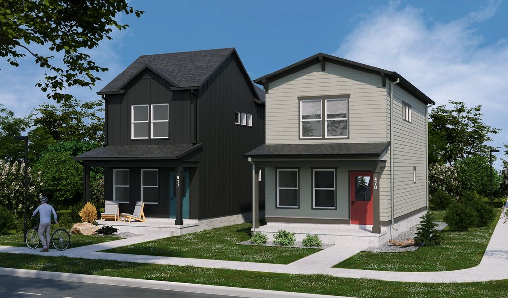 Representative rendering of the exterior for the Magnolia by Hartford Homes (Image 4). Representative rendering of the exterior for the Magnolia by Hartford Homes (Image 4).