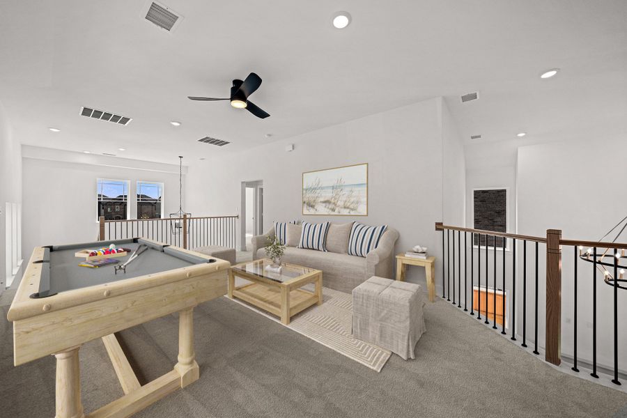 Furnished interior view inside a new home in Fields - 40' Lots, Frisco (Image 15).