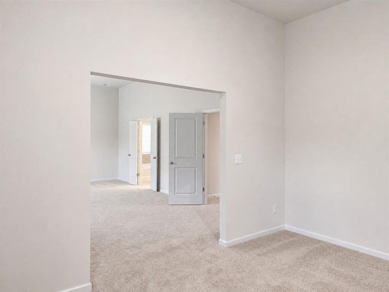 Spacious, unfurnished interior of a new home in Kingsmere Estates, Loganville (Image 25). Spacious, unfurnished interior of a new home in Kingsmere Estates, Loganville (Image 25).