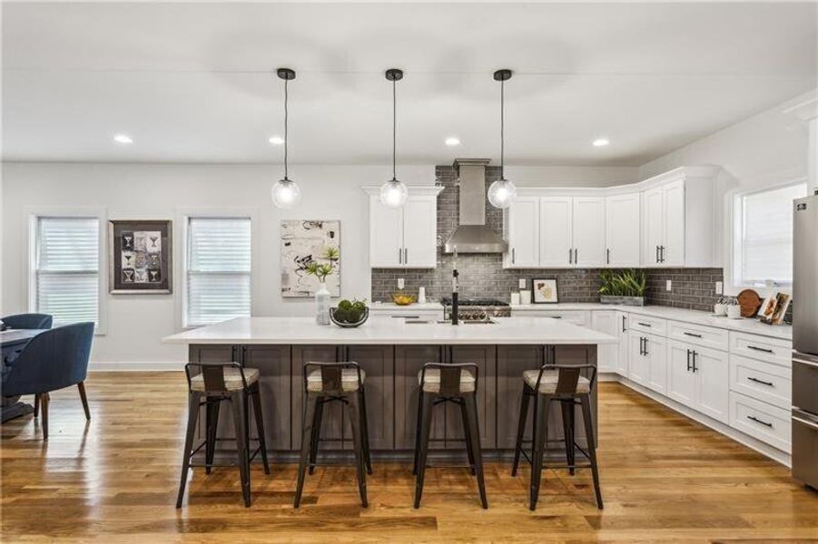 Furnished interior view inside a new home in , Atlanta (Image 4).