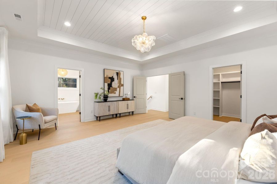 Furnished interior view inside a new home in , Charlotte (Image 13).