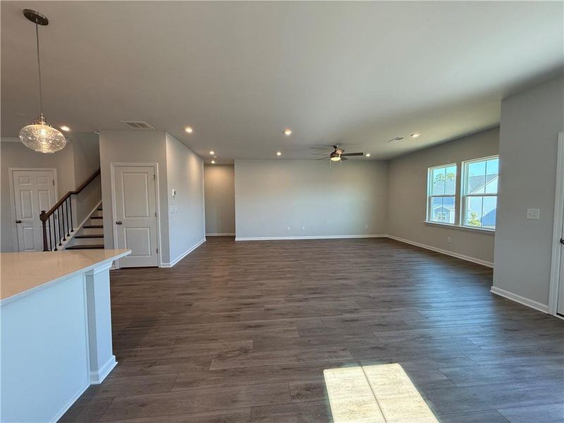 Spacious, unfurnished interior of a new home in Berkeley Mill, Cumming (Image 17).