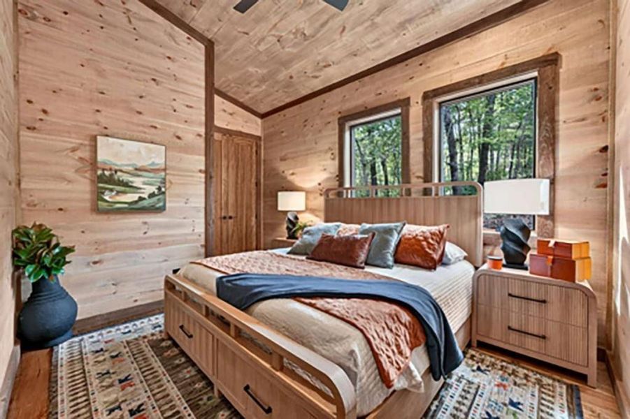 Furnished interior view inside a new home in , Blue Ridge (Image 13).