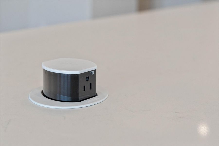 With a simple press, the unit pops up to provide immediate access to power exactly where you need it most—right in the center of your food preparation or gathering space. With a simple press, the unit pops up to provide immediate access to power exactly where you need it most—right in the center of your food preparation or gathering space.