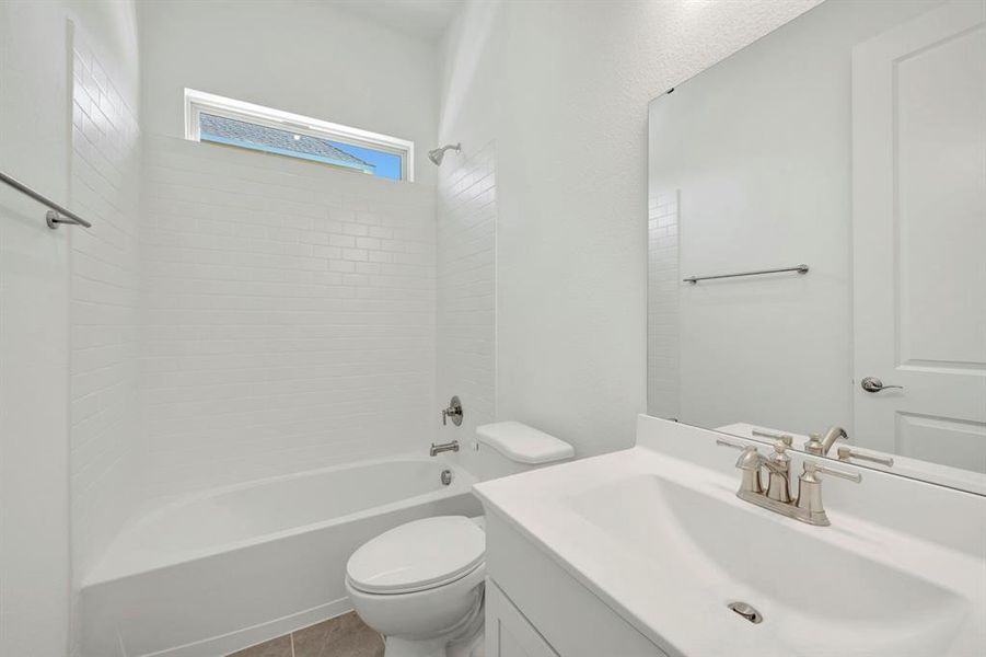 Furnished interior view inside a new home in Kreymer at the Park, Wylie (Image 9).