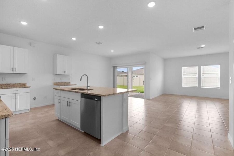 Furnished interior view inside a new home in Coopers Meadow, Jacksonville (Image 4).