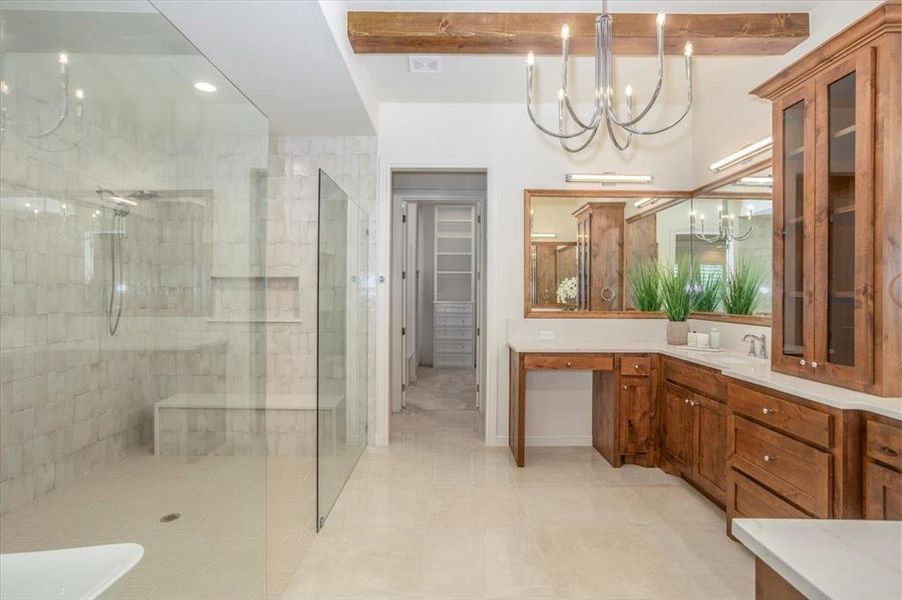 Furnished interior view inside a new home in Bella Crossing, Fort Worth (Image 11).