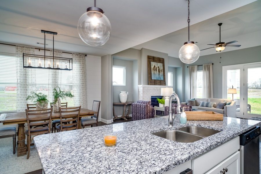 Representative furnished interior of a home built from the Tilehurst by Celebration Homes in Harvest Point, Spring Hill (Image 39).
