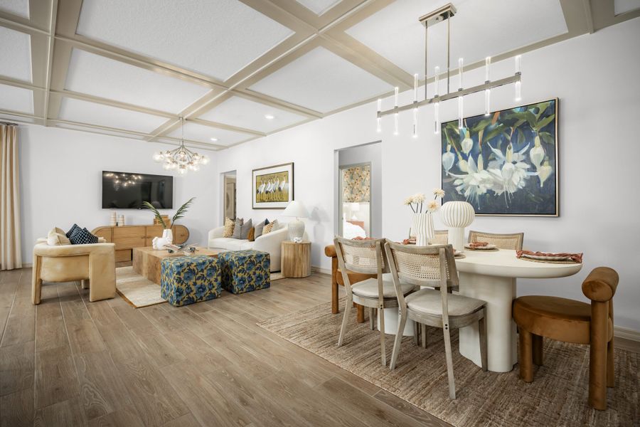 Furnished interior view inside a new home in Trinity Gardens, Deland (Image 8).