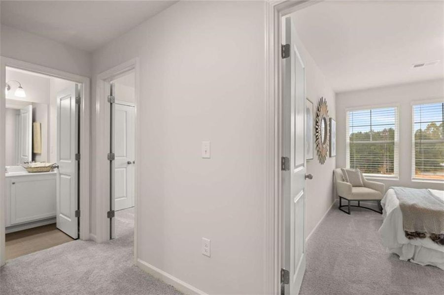 Furnished interior view inside a new home in Rivershire Place, Villa Rica (Image 26).