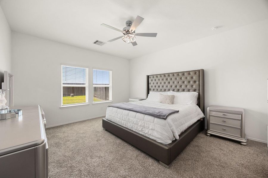 Furnished interior view inside a new home in Breckenridge Forest, Spring (Image 19).