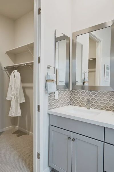 Furnished interior view inside a new home in Valencia at Granite Vista, Waddell (Image 24). Furnished interior view inside a new home in Valencia at Granite Vista, Waddell (Image 24).