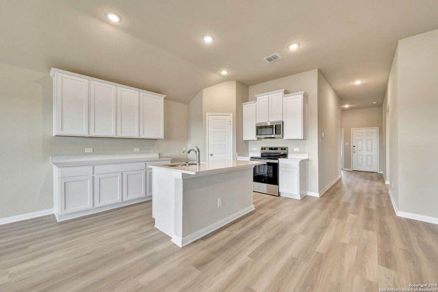 Furnished interior view inside a new home in Greenspoint Heights, Seguin (Image 3). Furnished interior view inside a new home in Greenspoint Heights, Seguin (Image 3).