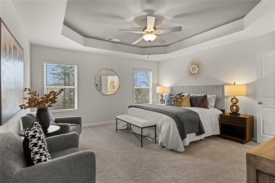 Furnished interior view inside a new home in Reeves Park, Stockbridge (Image 9). Furnished interior view inside a new home in Reeves Park, Stockbridge (Image 9).