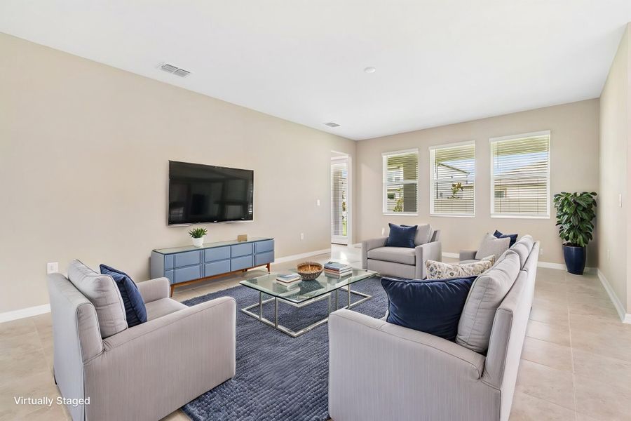 Family Room - Virtually Staged Family Room - Virtually Staged