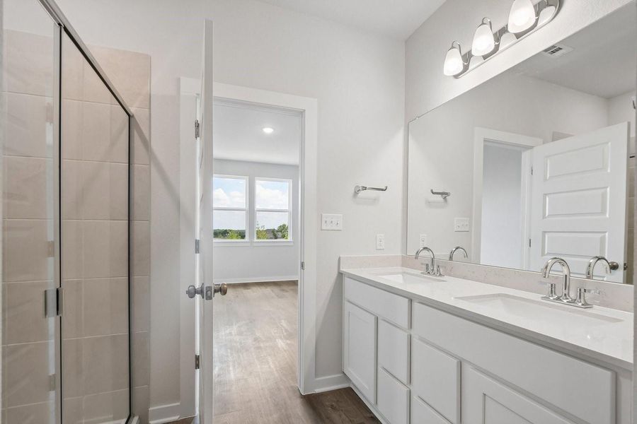 Furnished interior view inside a new home in Jennings Place, Georgetown (Image 6).