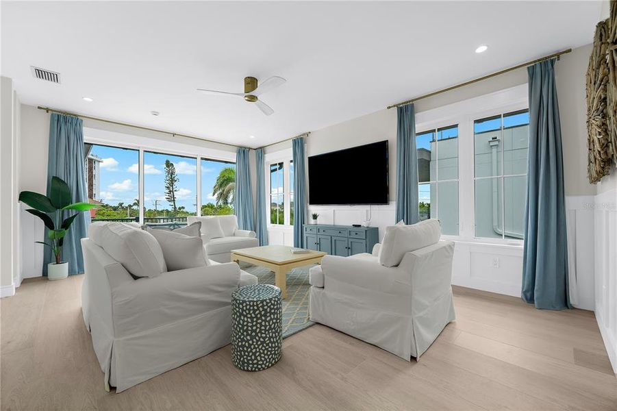 Furnished interior view inside a new home in , Sarasota (Image 29).