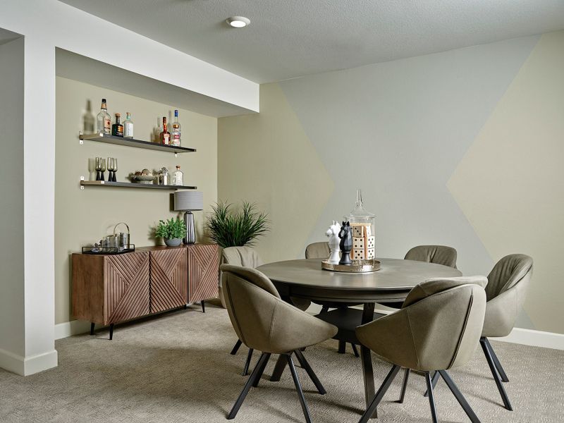 Representative furnished interior of a home built from the 4 by Tri Pointe Homes in Sugar Mill Village, Longmont (Image 24).