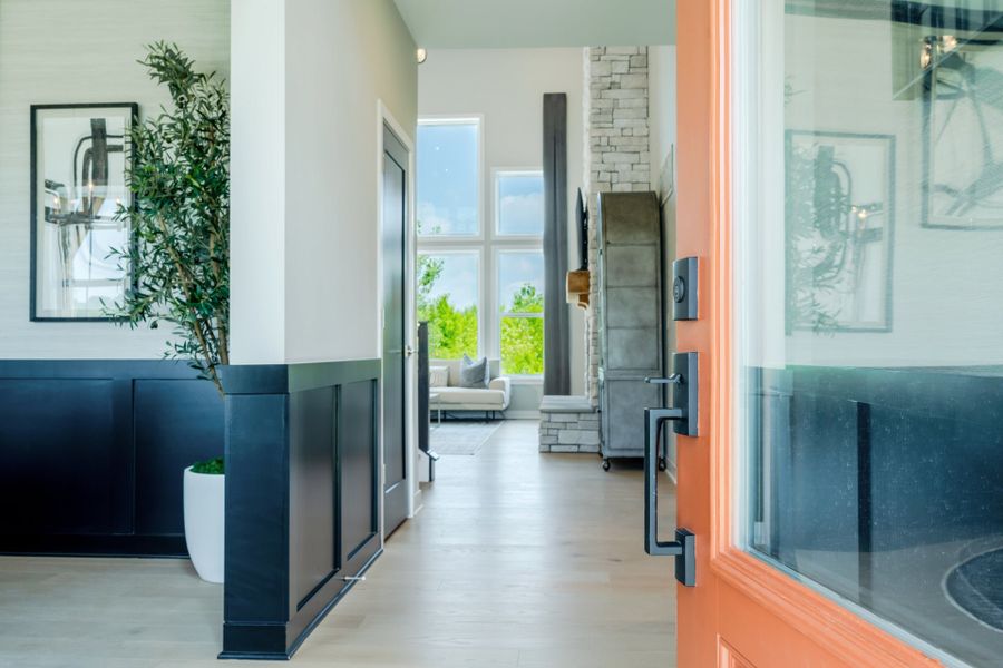 Representative furnished interior of a home built from the Leland by Fischer Homes in Hidden Fields, Hoschton (Image 4).