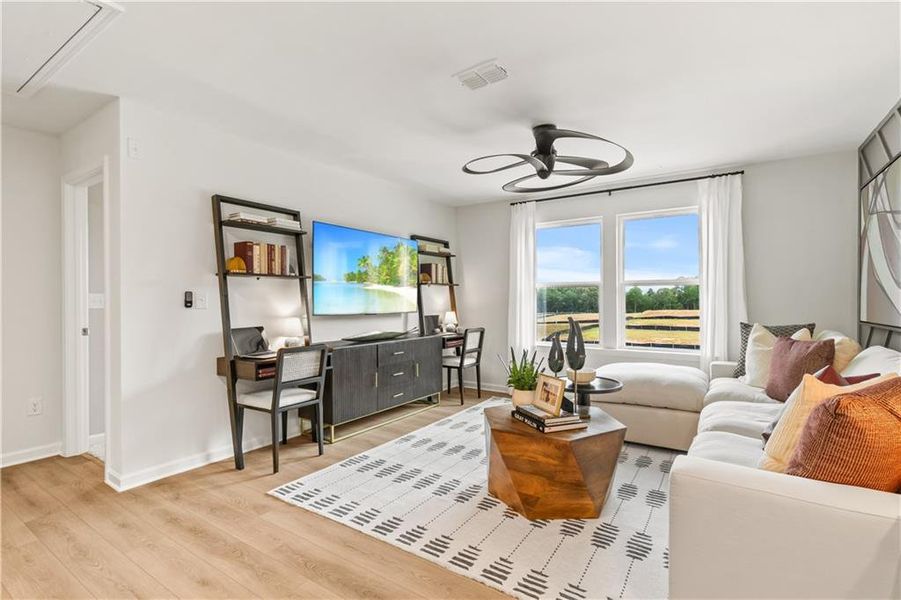 Furnished interior view inside a new home in Hamilton Lakes, Lawrenceville (Image 40).