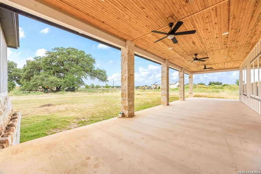 Exterior details and patio area of a home in , Bandera (Image 38). Exterior details and patio area of a home in , Bandera (Image 38).