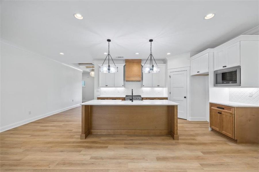 Furnished interior view inside a new home in , Monroe (Image 37).
