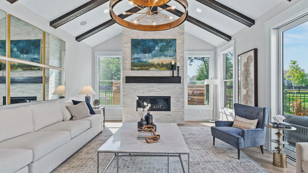 Representative furnished interior of a home built from the Provenance by Epcon Communities in The Courtyards at Holly Springs, Canton (Image 15). Representative furnished interior of a home built from the Provenance by Epcon Communities in The Courtyards at Holly Springs, Canton (Image 15).